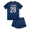 Officiële Voetbalshirt + Korte Broek Paris Saint-Germain Carlos Soler 28 Thuis 2024-25 - Kids